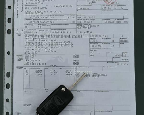 Зеленый Шкода Фабия, объемом двигателя 1.39 л и пробегом 225 тыс. км за 5200 $, фото 54 на Automoto.ua