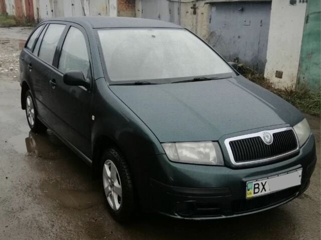 Зелений Шкода Фабія, об'ємом двигуна 1.4 л та пробігом 117 тис. км за 3200 $, фото 3 на Automoto.ua