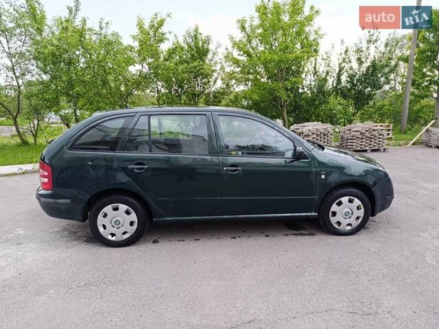 Зеленый Шкода Фабия, объемом двигателя 1.4 л и пробегом 173 тыс. км за 3200 $, фото 5 на Automoto.ua