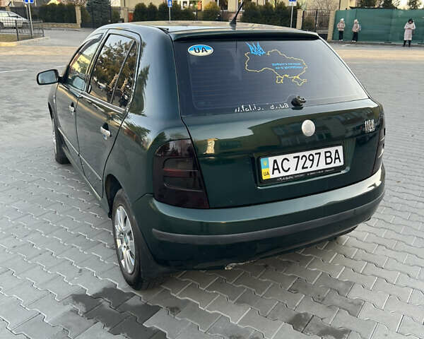 Зеленый Шкода Фабия, объемом двигателя 1.4 л и пробегом 338 тыс. км за 2700 $, фото 17 на Automoto.ua