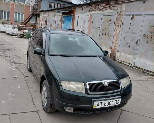 Зеленый Шкода Фабия, объемом двигателя 1.4 л и пробегом 289 тыс. км за 2800 $, фото 2 на Automoto.ua