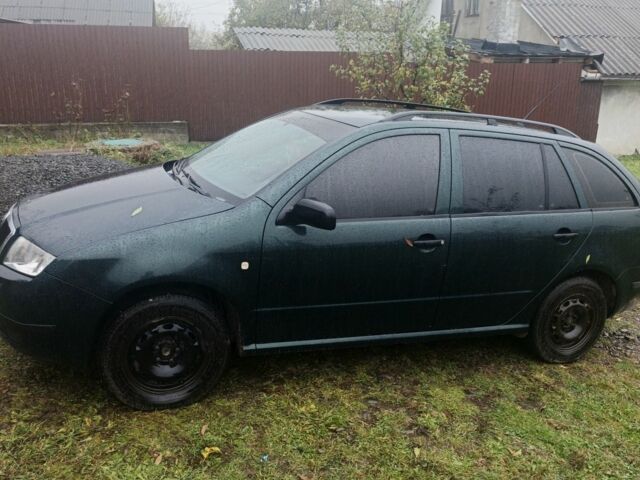Зелений Шкода Фабія, об'ємом двигуна 1.4 л та пробігом 179 тис. км за 4000 $, фото 1 на Automoto.ua