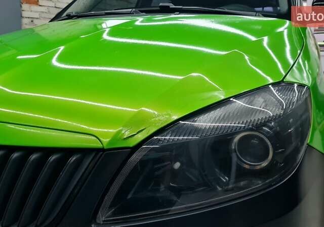 Зеленый Шкода Фабия, объемом двигателя 1.39 л и пробегом 357 тыс. км за 3200 $, фото 14 на Automoto.ua