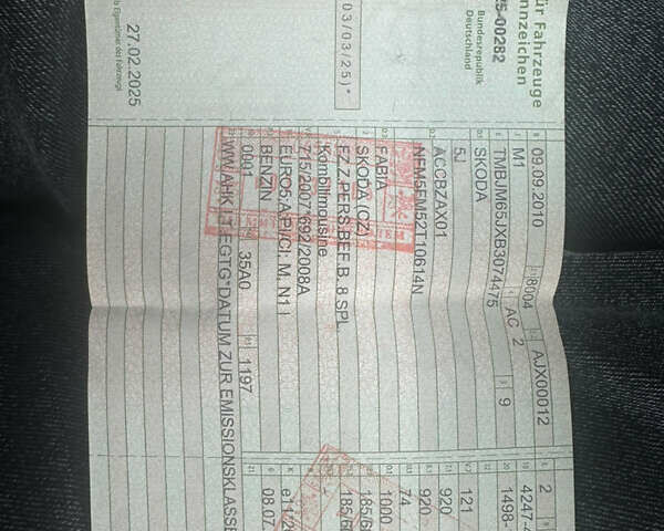 Зелений Шкода Фабія, об'ємом двигуна 1.2 л та пробігом 200 тис. км за 5222 $, фото 3 на Automoto.ua