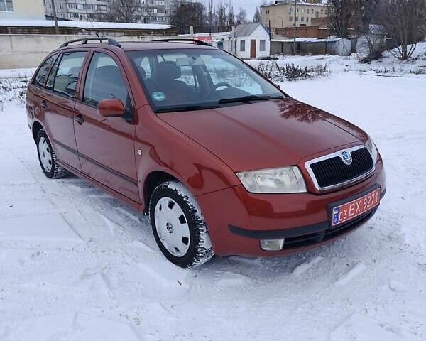 Помаранчевий Шкода Фабія, об'ємом двигуна 1.4 л та пробігом 160 тис. км за 4700 $, фото 12 на Automoto.ua