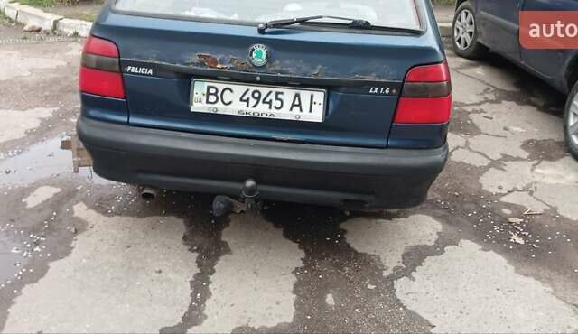 Синій Шкода Феліція, об'ємом двигуна 1.6 л та пробігом 364 тис. км за 1400 $, фото 3 на Automoto.ua
