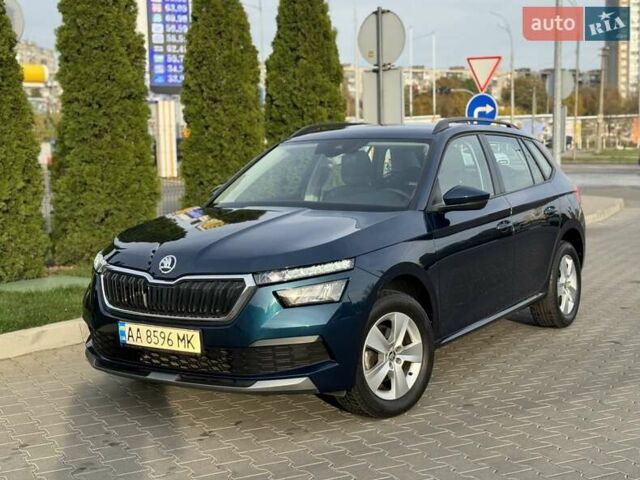 Синий Шкода KAMIQ, объемом двигателя 1.6 л и пробегом 56 тыс. км за 19500 $, фото 1 на Automoto.ua