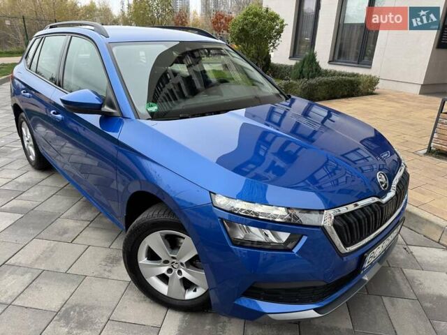 Синий Шкода KAMIQ, объемом двигателя 1.6 л и пробегом 26 тыс. км за 21500 $, фото 1 на Automoto.ua