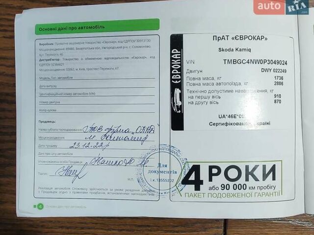 Синий Шкода KAMIQ, объемом двигателя 1.6 л и пробегом 62 тыс. км за 19000 $, фото 15 на Automoto.ua