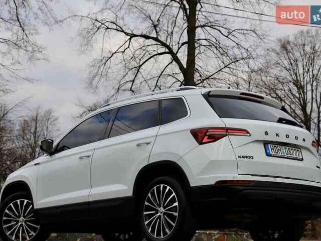Білий Шкода Karoq, об'ємом двигуна 2 л та пробігом 88 тис. км за 29800 $, фото 17 на Automoto.ua
