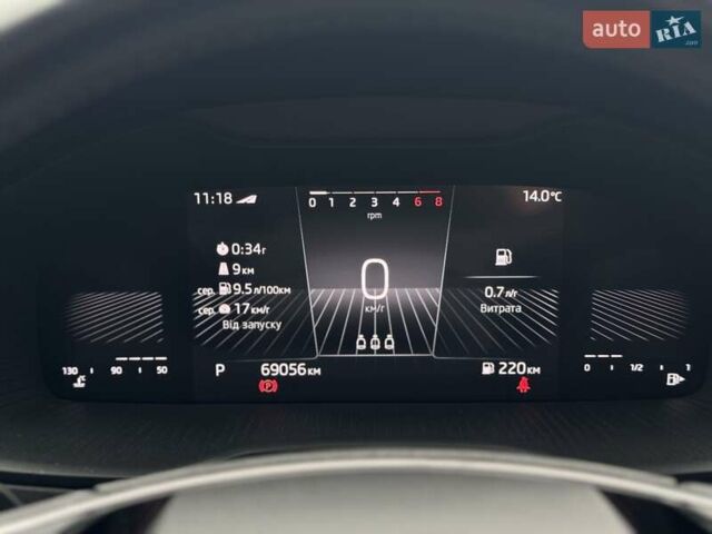 Чорний Шкода Karoq, об'ємом двигуна 1.4 л та пробігом 69 тис. км за 25999 $, фото 32 на Automoto.ua