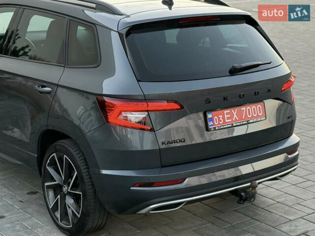 Серый Шкода Karoq, объемом двигателя 2 л и пробегом 165 тыс. км за 31300 $, фото 27 на Automoto.ua