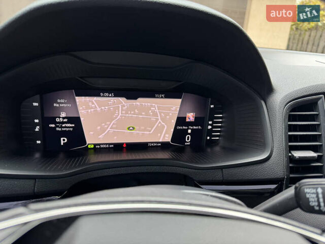 Синій Шкода Karoq, об'ємом двигуна 1.97 л та пробігом 72 тис. км за 31200 $, фото 25 на Automoto.ua