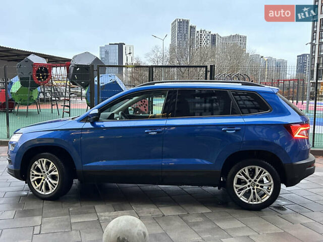 Синий Шкода Karoq, объемом двигателя 1.4 л и пробегом 57 тыс. км за 23999 $, фото 2 на Automoto.ua