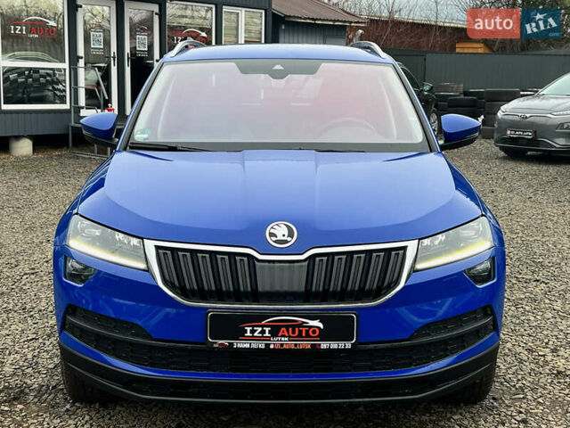 Синий Шкода Karoq, объемом двигателя 2 л и пробегом 178 тыс. км за 21800 $, фото 1 на Automoto.ua