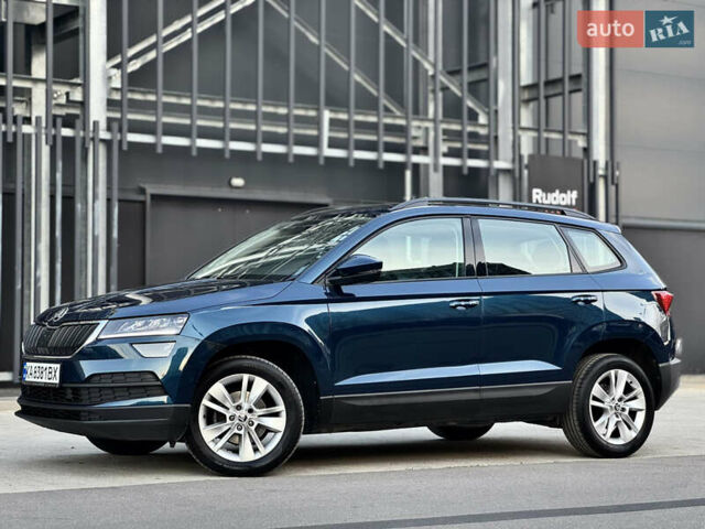 Синий Шкода Karoq, объемом двигателя 1.4 л и пробегом 58 тыс. км за 23950 $, фото 5 на Automoto.ua