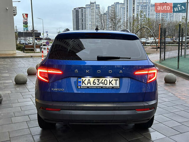 Синий Шкода Karoq, объемом двигателя 1.4 л и пробегом 57 тыс. км за 23999 $, фото 4 на Automoto.ua