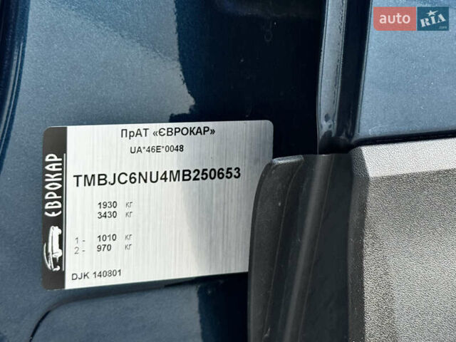 Синий Шкода Karoq, объемом двигателя 1.4 л и пробегом 58 тыс. км за 23950 $, фото 20 на Automoto.ua