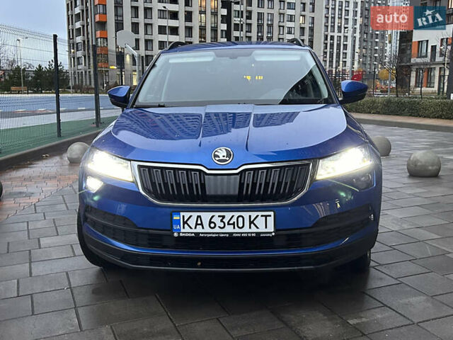Синий Шкода Karoq, объемом двигателя 1.4 л и пробегом 57 тыс. км за 23999 $, фото 7 на Automoto.ua