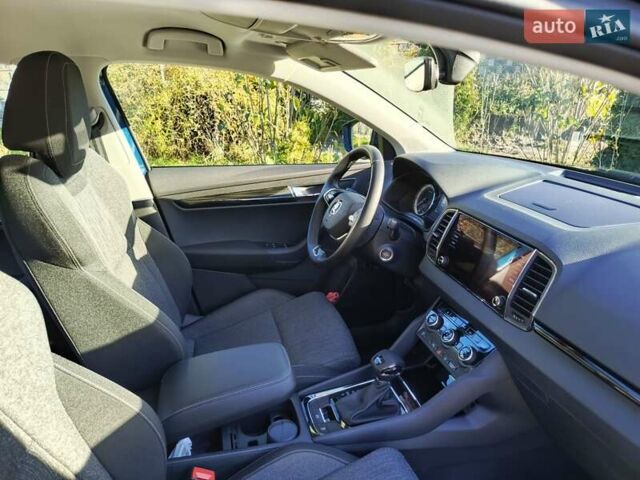 Синий Шкода Karoq, объемом двигателя 1.4 л и пробегом 21 тыс. км за 25300 $, фото 10 на Automoto.ua