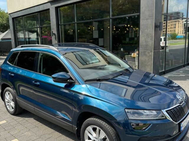 Синий Шкода Karoq, объемом двигателя 1.4 л и пробегом 33 тыс. км за 27200 $, фото 3 на Automoto.ua