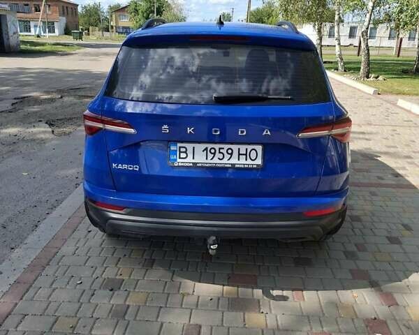 Синий Шкода Karoq, объемом двигателя 1.97 л и пробегом 29 тыс. км за 27000 $, фото 4 на Automoto.ua