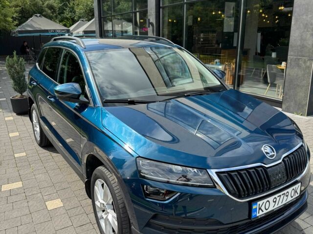 Синий Шкода Karoq, объемом двигателя 1.4 л и пробегом 33 тыс. км за 27200 $, фото 2 на Automoto.ua