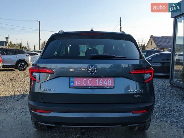 Зеленый Шкода Karoq, объемом двигателя 2 л и пробегом 89 тыс. км за 22750 $, фото 6 на Automoto.ua