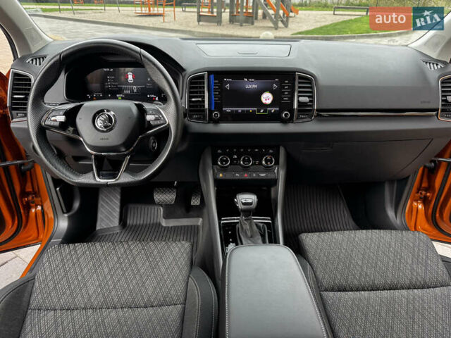 Помаранчевий Шкода Karoq, об'ємом двигуна 1.4 л та пробігом 8 тис. км за 25900 $, фото 27 на Automoto.ua