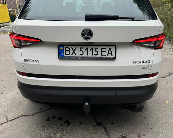 Білий Шкода Kodiaq, об'ємом двигуна 1.97 л та пробігом 218 тис. км за 27300 $, фото 11 на Automoto.ua