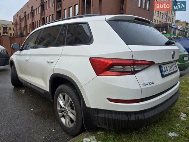 Белый Шкода Kodiaq, объемом двигателя 1.98 л и пробегом 99 тыс. км за 23600 $, фото 1 на Automoto.ua