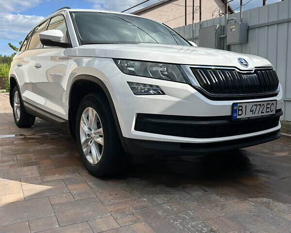 Белый Шкода Kodiaq, объемом двигателя 1.98 л и пробегом 98 тыс. км за 30200 $, фото 1 на Automoto.ua