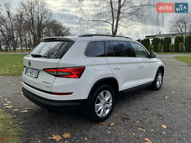 Білий Шкода Kodiaq, об'ємом двигуна 1.97 л та пробігом 131 тис. км за 29750 $, фото 7 на Automoto.ua