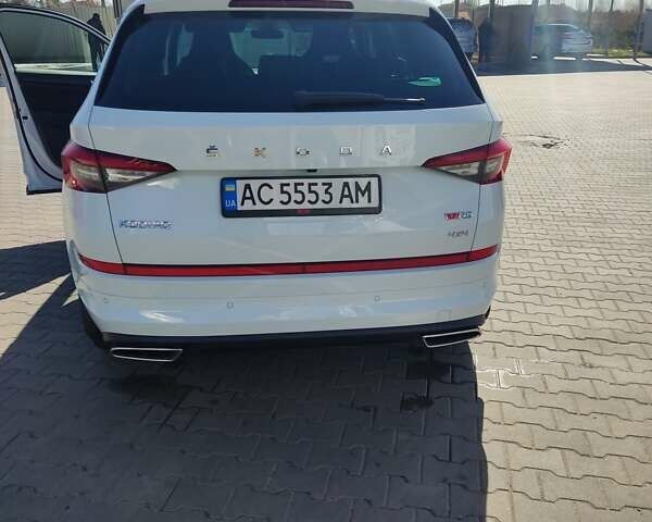 Білий Шкода Kodiaq, об'ємом двигуна 1.97 л та пробігом 160 тис. км за 35999 $, фото 7 на Automoto.ua