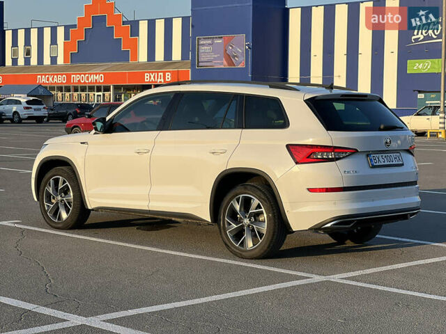 Білий Шкода Kodiaq, об'ємом двигуна 1.97 л та пробігом 205 тис. км за 30500 $, фото 3 на Automoto.ua