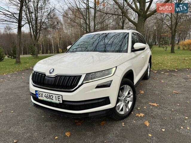 Білий Шкода Kodiaq, об'ємом двигуна 1.97 л та пробігом 131 тис. км за 29750 $, фото 1 на Automoto.ua