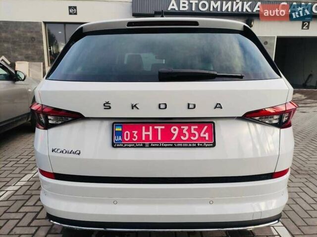 Білий Шкода Kodiaq, об'ємом двигуна 1.97 л та пробігом 190 тис. км за 30950 $, фото 13 на Automoto.ua