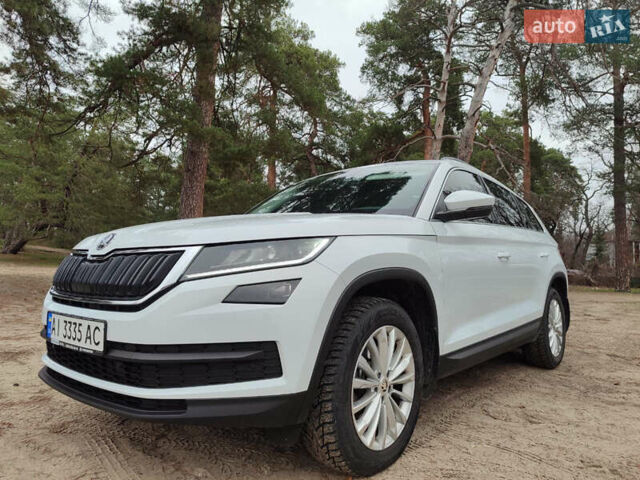 Белый Шкода Kodiaq, объемом двигателя 1.98 л и пробегом 74 тыс. км за 29500 $, фото 13 на Automoto.ua