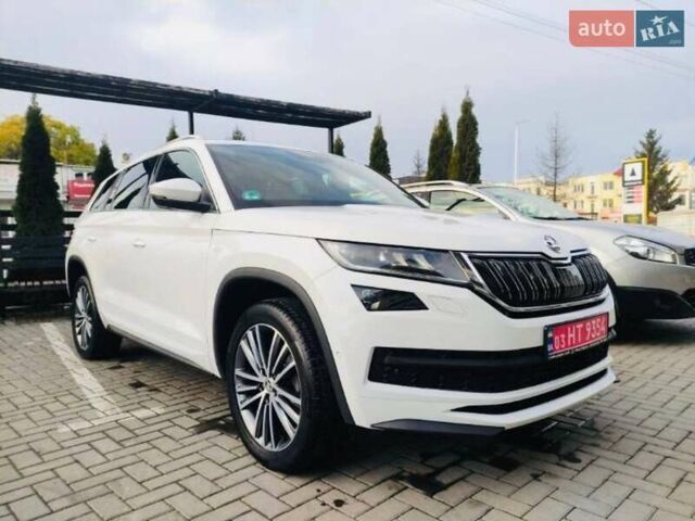 Білий Шкода Kodiaq, об'ємом двигуна 1.97 л та пробігом 190 тис. км за 30950 $, фото 1 на Automoto.ua