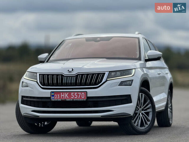 Белый Шкода Kodiaq, объемом двигателя 2 л и пробегом 153 тыс. км за 35600 $, фото 2 на Automoto.ua