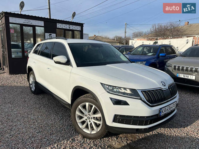 Білий Шкода Kodiaq, об'ємом двигуна 2 л та пробігом 242 тис. км за 23500 $, фото 1 на Automoto.ua