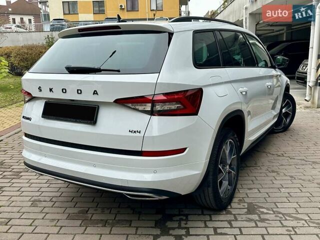 Белый Шкода Kodiaq, объемом двигателя 1.98 л и пробегом 70 тыс. км за 33900 $, фото 8 на Automoto.ua