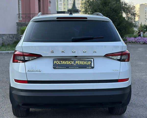 Белый Шкода Kodiaq, объемом двигателя 1.98 л и пробегом 57 тыс. км за 26500 $, фото 4 на Automoto.ua