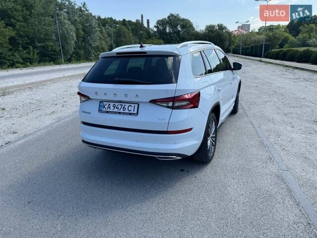 Белый Шкода Kodiaq, объемом двигателя 1.98 л и пробегом 104 тыс. км за 35300 $, фото 8 на Automoto.ua