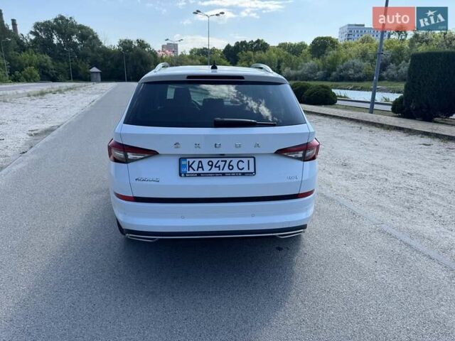Белый Шкода Kodiaq, объемом двигателя 1.98 л и пробегом 104 тыс. км за 35300 $, фото 7 на Automoto.ua