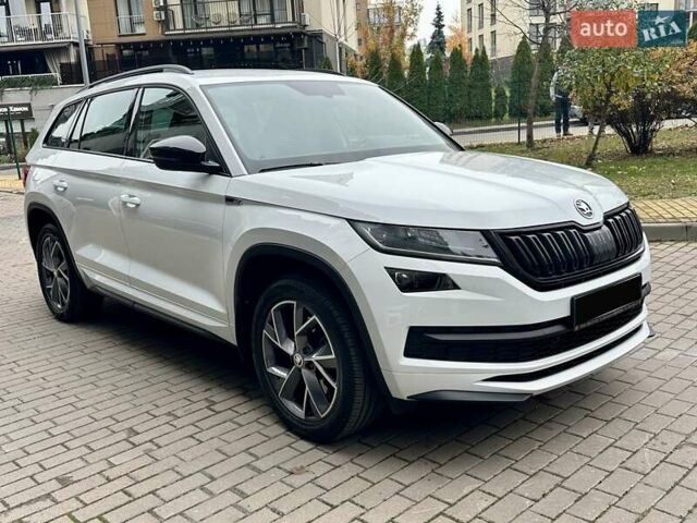 Білий Шкода Kodiaq, об'ємом двигуна 1.98 л та пробігом 70 тис. км за 33700 $, фото 21 на Automoto.ua