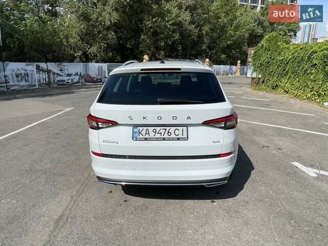Белый Шкода Kodiaq, объемом двигателя 1.98 л и пробегом 106 тыс. км за 33500 $, фото 8 на Automoto.ua