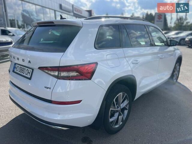 Белый Шкода Kodiaq, объемом двигателя 1.98 л и пробегом 102 тыс. км за 34700 $, фото 20 на Automoto.ua