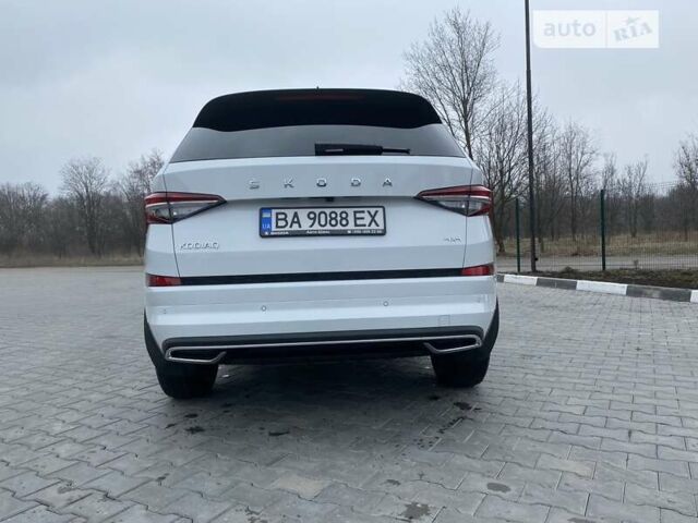 Белый Шкода Kodiaq, объемом двигателя 1.98 л и пробегом 27 тыс. км за 45000 $, фото 6 на Automoto.ua