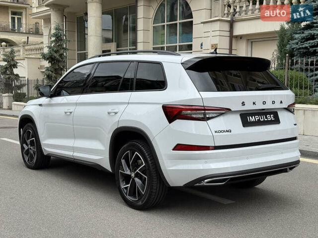 Білий Шкода Kodiaq, об'ємом двигуна 1.97 л та пробігом 74 тис. км за 41900 $, фото 13 на Automoto.ua